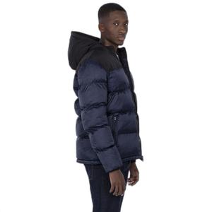 Hooded Puffer Jacket + embroidery Schott image-2