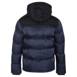 Hooded Puffer Jacket + embroidery Schott image-1