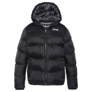 utah2b-black-child-hooded-jacket-schott-black