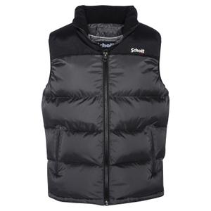 utahv-anthracite-doudoune-sans-manches-schott-utah-v-gris-fonce