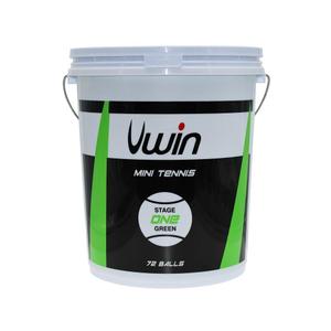 uwb110-bola-de-tenis-con-cubo-de-72-pelotas-uwin-stage-1-verde-tu