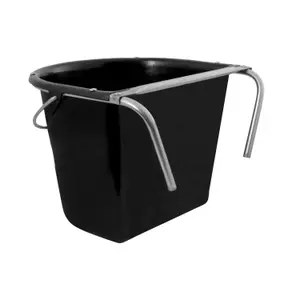 Horse feeder with hooks and steel handles V-Plast image-1