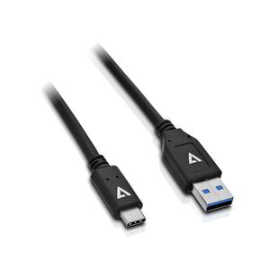 Câble USB-A vers USB-C alimentation et de données V7 3.2GEN2 10GBPS 3A 1 m