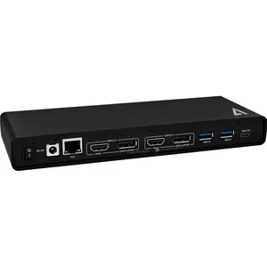 Universeel docking station usb-c hdmi-dp x2 usb 3 rj45 aansluiting x2 V7 image-2