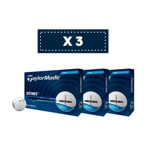 Set van 3 golfballen Taylormade TM25 Distance +