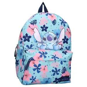 Girl's backpack Vadobag Stitch et fleurs - Lilo et Stitch image-0