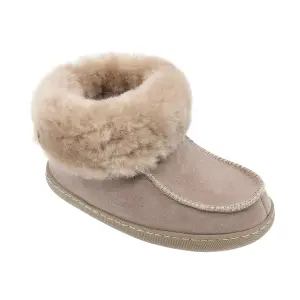 Pantufas de pele de ovelha bebé menina Vanuba Peppin image-1