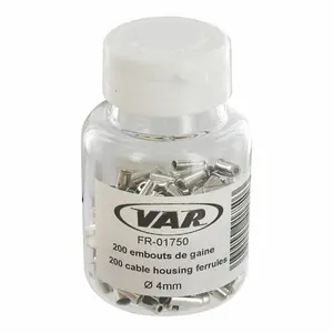 Embouts de gaines chrome Var (x200) image-1