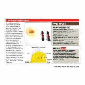 Cinta adhesiva Scotch para fondo de llanta sin cámara Var image-2