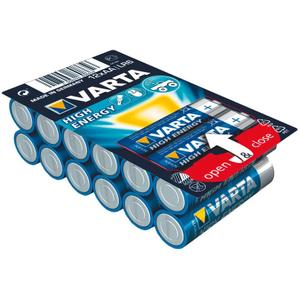 Piles alcaline Varta Longlife Power type AA 1,5V LR6 (x12)