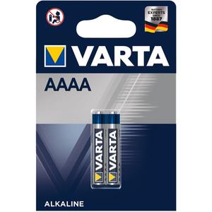 Piles alcaline type LR61 1,5V AAAA Varta Professional Electronics (x2)