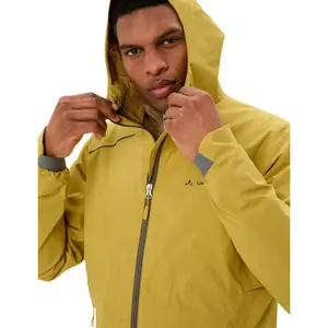 Waterproof jacket with zipped hood VAUDE Yaras image-4