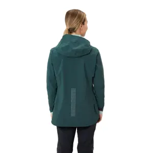 Damen 3-in-1 wasserdichte Jacke mit Kapuze und Reißverschluss VAUDE Yaras image-4