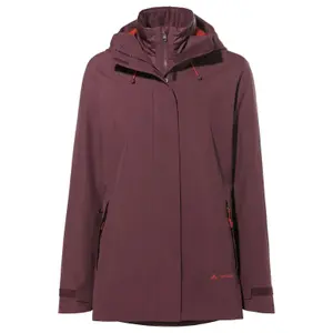 Veste imperméable à capuche zippé femme VAUDE Neyland image-0