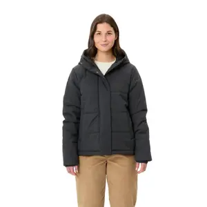 Veste imperméable à capuche zippé femme VAUDE Coreway Insulation image-1