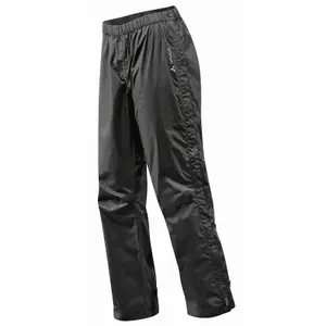 Women's short size full zip rain trousers VAUDE Fluid