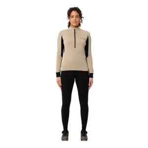 Camisola de manga longa com meia abertura feminina VAUDE Kuro image-2