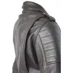 Giacca da moto da donna in pelle pieno fiore Vaughan tina image-2