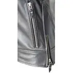 Giacca da moto da donna in pelle pieno fiore Vaughan tina image-5