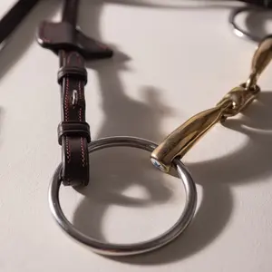 Mors 2 anneaux double-brisures pour cheval Velari 22004-41 image-4