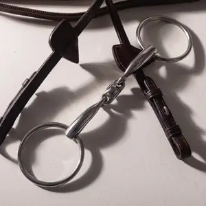 Mors 2 anneaux double-brisures pour cheval Velari 22004-42 image-4