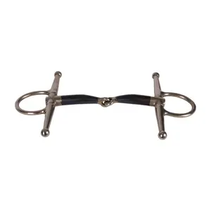 Mors à aiguille simple brisure pour cheval Velari Full Cheek Bit Sweet Iron 14mm 14,5cm