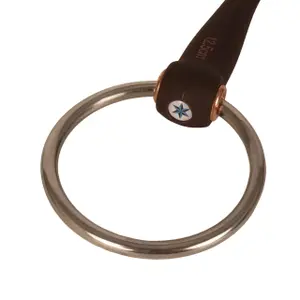 Mors recto para caballo con anillos sueltos Velari hard image-3
