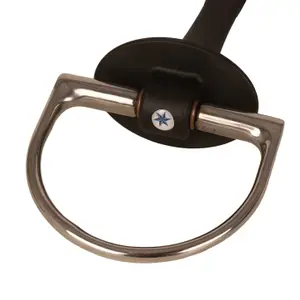 Mors olive simple pour cheval Velari Soft Flex image-3