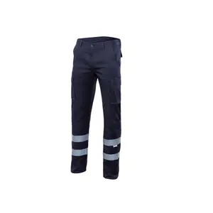 Multi-Pocket Reflective Strip Stretch Work Trousers Velilla image-0