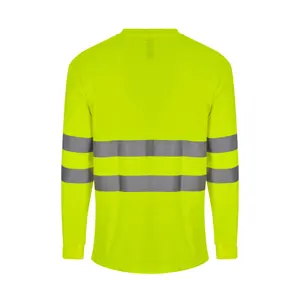 Camiseta de manga larga de algodón/poliéster de alta visibilidad Velilla image-1