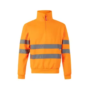 High Visibility Zip-Up Sweatshirt Velilla image-0