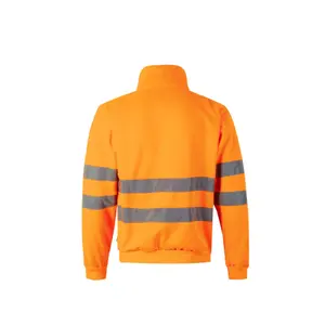 High Visibility Zip-Up Sweatshirt Velilla image-1