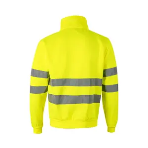 High Visibility Zip-Up Sweatshirt Velilla image-1