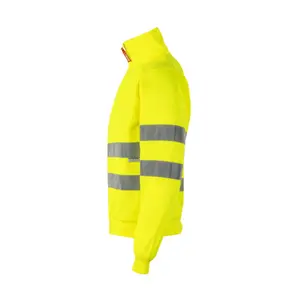 High Visibility Zip-Up Sweatshirt Velilla image-2