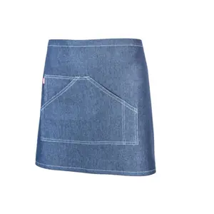 Short Denim Apron Velilla image-0