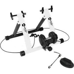 Home trainer magnétique avec tapis Velo Pro