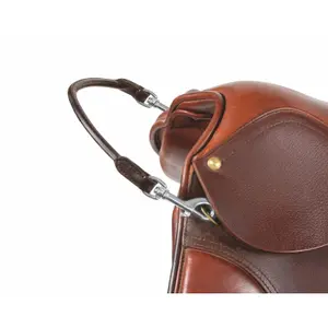 Leather horse girth Velociti Gara Balance