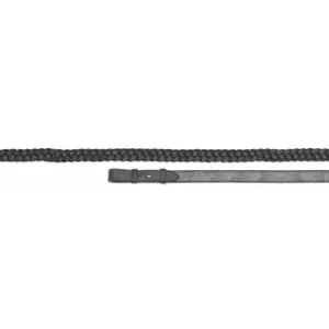 Pferdezügel aus Leder Velociti Gara Plaited image-0