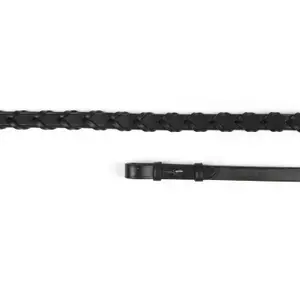 Lederzügel mit Schnüren für Pferde Velociti Gara image-0