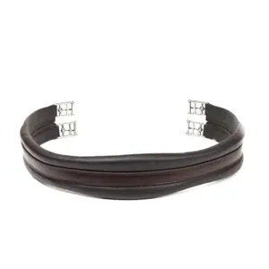 Leather horse girth Velociti Gara Atherstone image-0