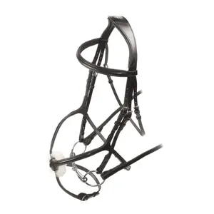 Padded crossover horse riding bridle Velociti Rapida