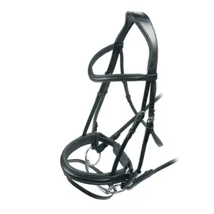 Cabeçada de dressage flash para equitação com ajuste Velociti Rapida image-0