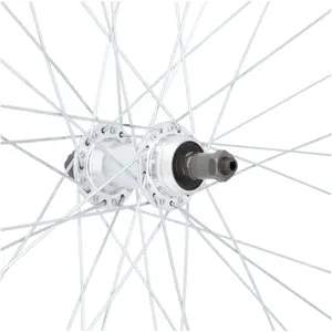 28" threaded rear wheel for hybrid bike Velox image-1