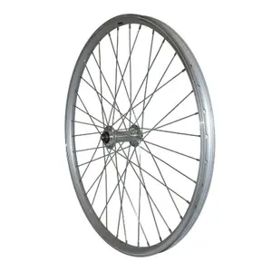 Πρόσθιος τροχός ποδηλάτου MTB αλουμινίου διπλού τοιχώματος με άξονα αλουμινίου και κλείδωμα Velox image-0