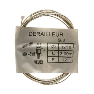 137685-box-of-25-stainless-steel-derailleur-cables-velox-shimano-12-10-3-00-m-silver-o12-o10-mm-x-3-m