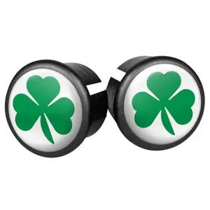 Conjunto de 2 tampões de guiador para bicicletas de estrada Velox Doming Treffle Irlande du Nord image-0