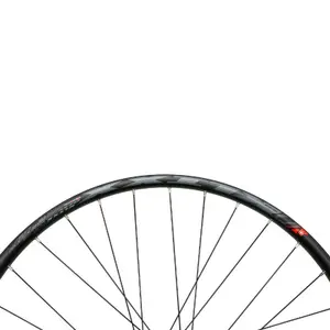 Roue de vélo VTT arrière à roulements (compatible tubeless et tubetype) 6 trous axe traversant 12-148 - jante largeur éxterieur 29 mm intérieure 23 mm Velox Klixx Boost All Mountain Disc Shimano-Sram 11-10-9V. image-1