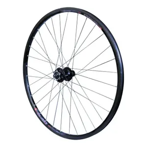 Hinterrad 6-Loch-Nabe Kassette Felge Doppelwandige Speichen mit Ösen Velox M640 Disc Shimano Disc M745 11-10-9V. Tubeless Ready 21C 32