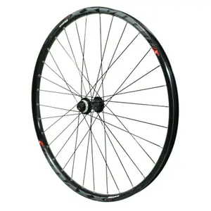 Roue de vélo VTT disc avant (tubeless et tubetype) pour axe traversant 15-100 Velox Maxx 25 Freeride Centerlock Shimano Mt400 image-0