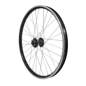 Ρόδα μπροστινού VTT ποδηλάτου αλουμινίου διπλού τοιχώματος με άξονα Shimano δίσκου 6 τρυπών (ενισχυμένη) ακτίνες Inox Velox Kargo - Vae - E-Bike M475 image-1